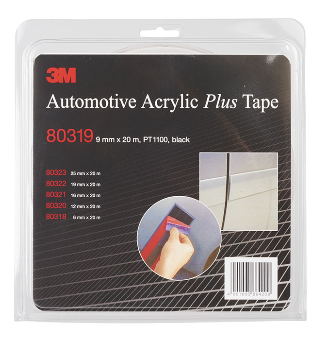 3m 80319 9 мм*20м Пеноакриловая Двухсторонняя Лента