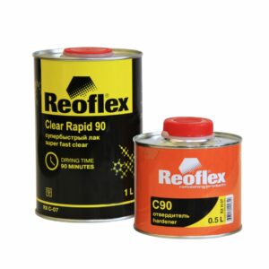 Лак Акриловый Быстрый 2к , Clear Rapid 90, 2+1 Reoflex, Уп. 1+0,5 л. (Шт.)