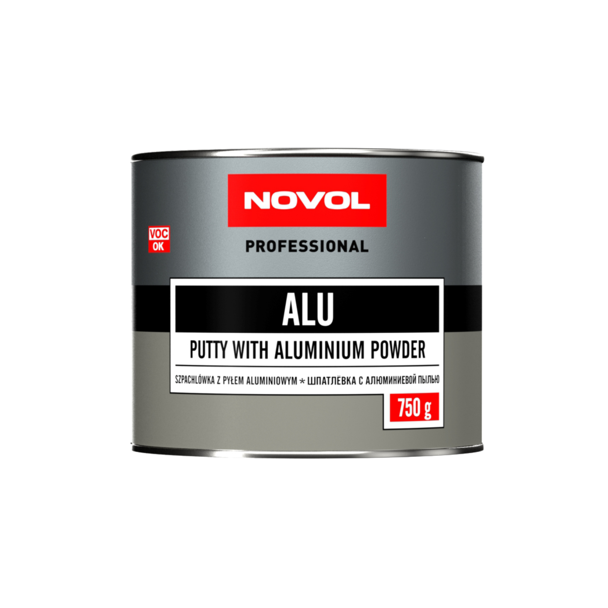 Novol Шпатлевка Алюминиевая Alu 0.75 кг